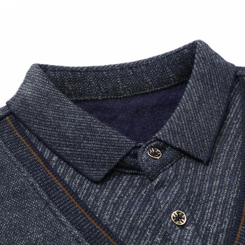Two Sweaters In Fleece And Thick Style