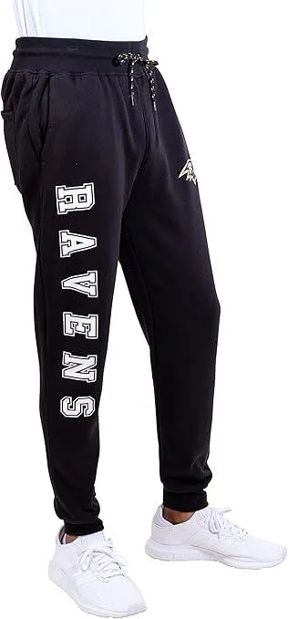 Ultra Game NFL Official Adults Super Soft Game Day Jogger Sweatpants - Unisex, Baltimore Ravens|Baltimore Ravens