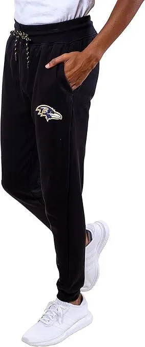 Ultra Game NFL Official Adults Super Soft Game Day Jogger Sweatpants - Unisex, Baltimore Ravens|Baltimore Ravens