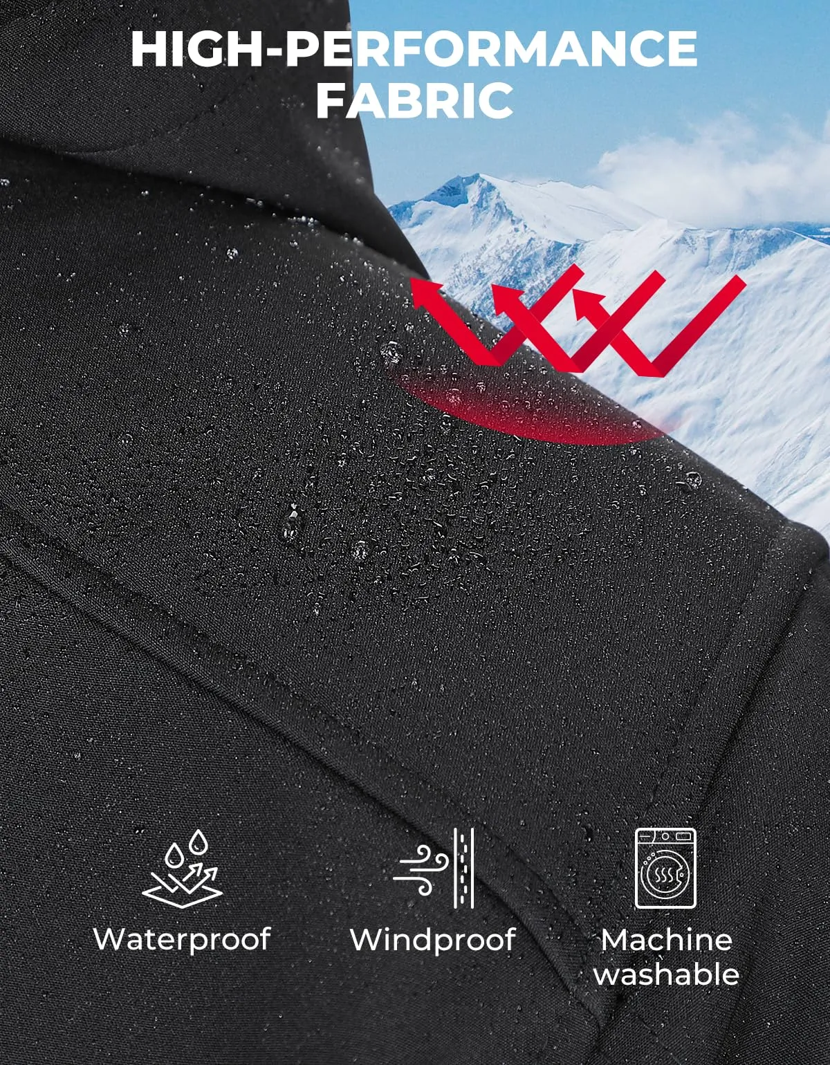 UPDATE: NOW $45.99.  KEMIMOTO Heated Jackets for Men with 15000mAh Battery Pack, Winter Outdoor Warming Soft Shell Electric Heating Coat
