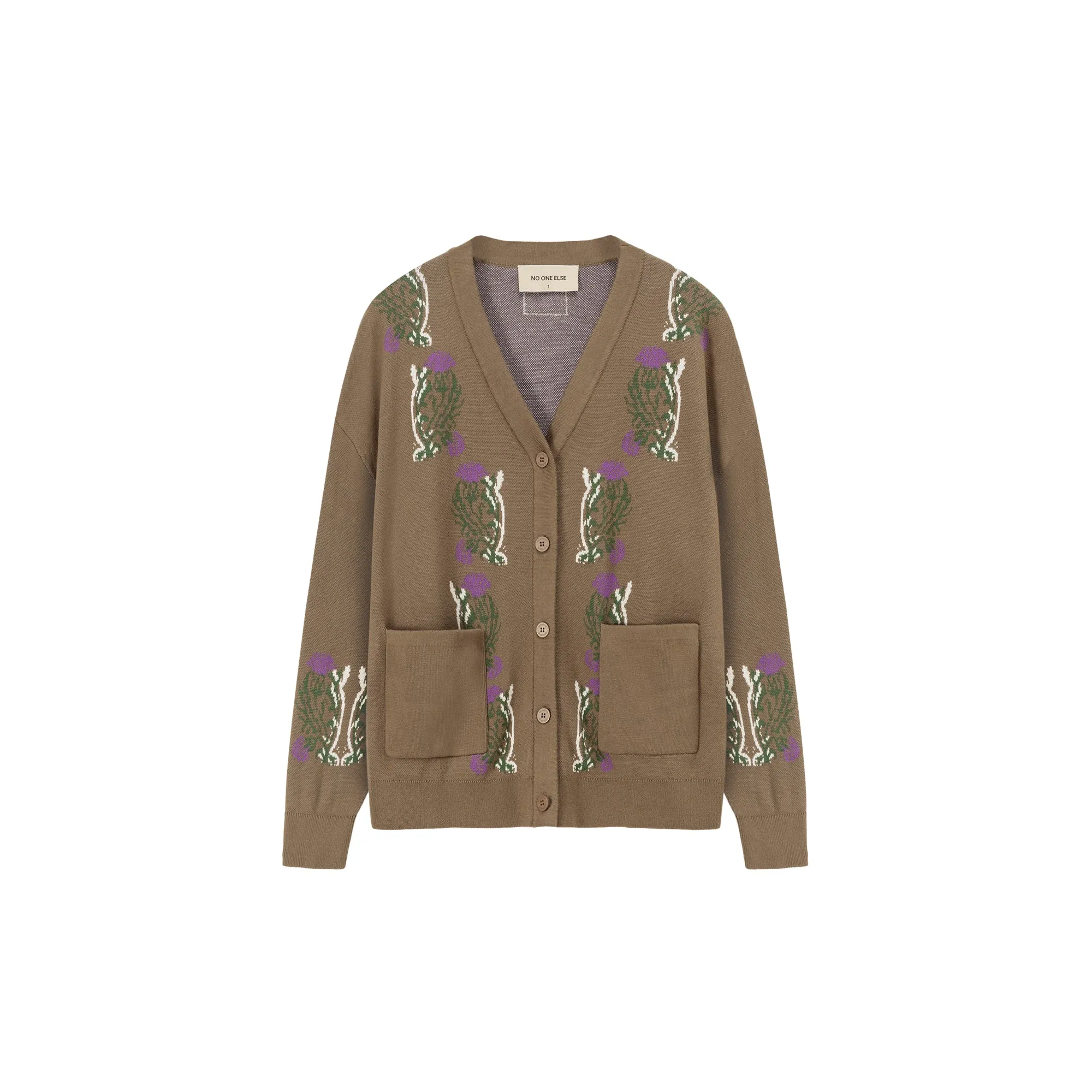 Vintage Flowers Loose-Fit Cardigan