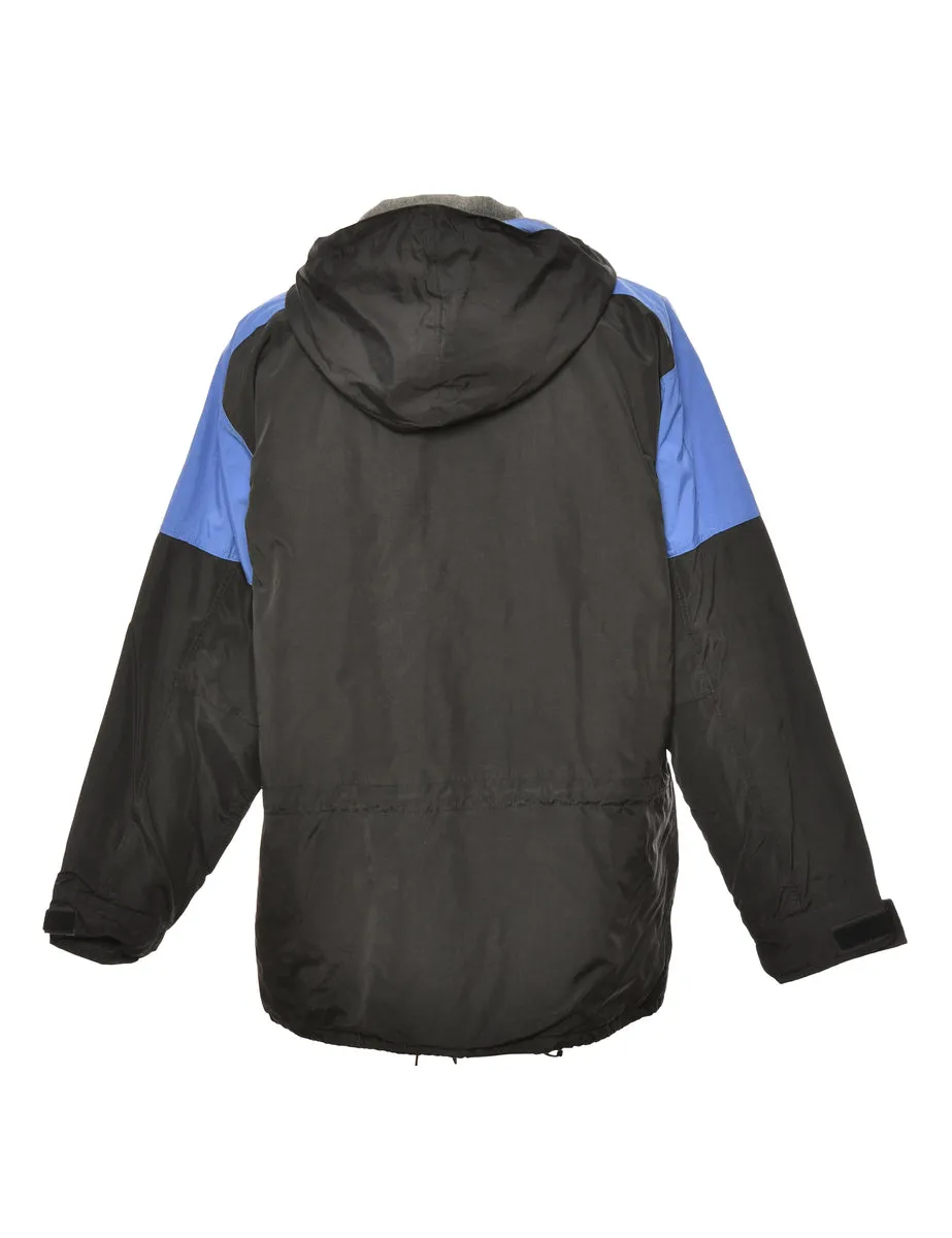 Zip-Front Blue & Black Mountaineering Jacket - L