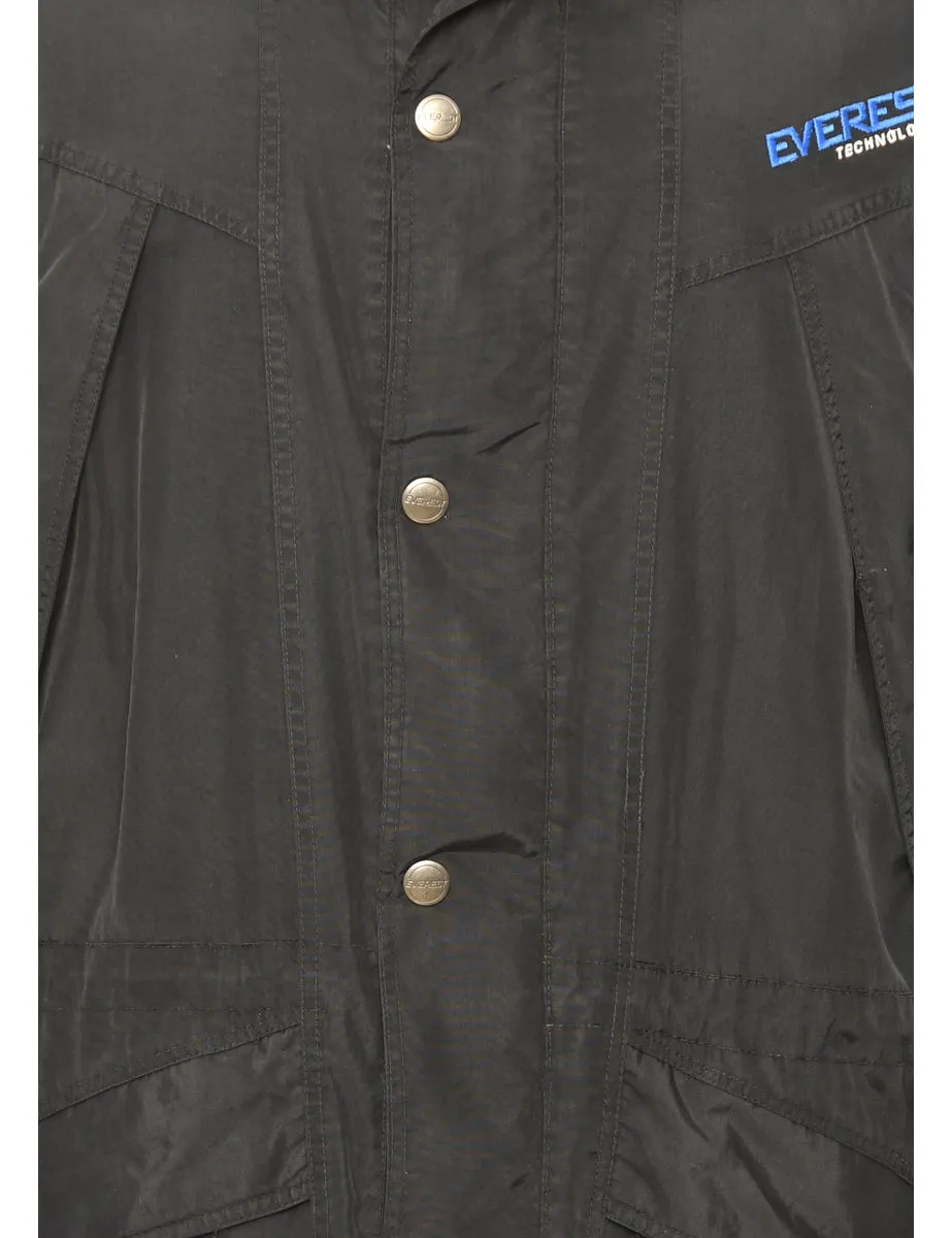 Zip-Front Blue & Black Mountaineering Jacket - L