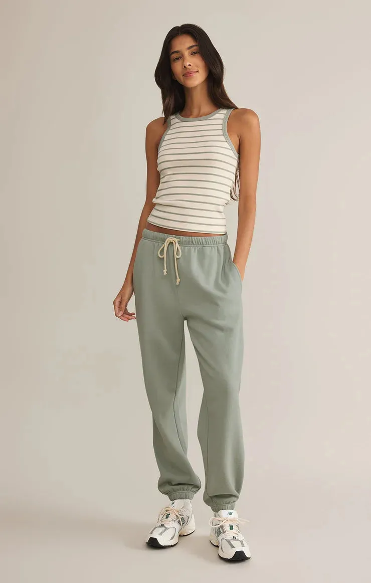 ZSU Stadium Jogger in Sage Green
