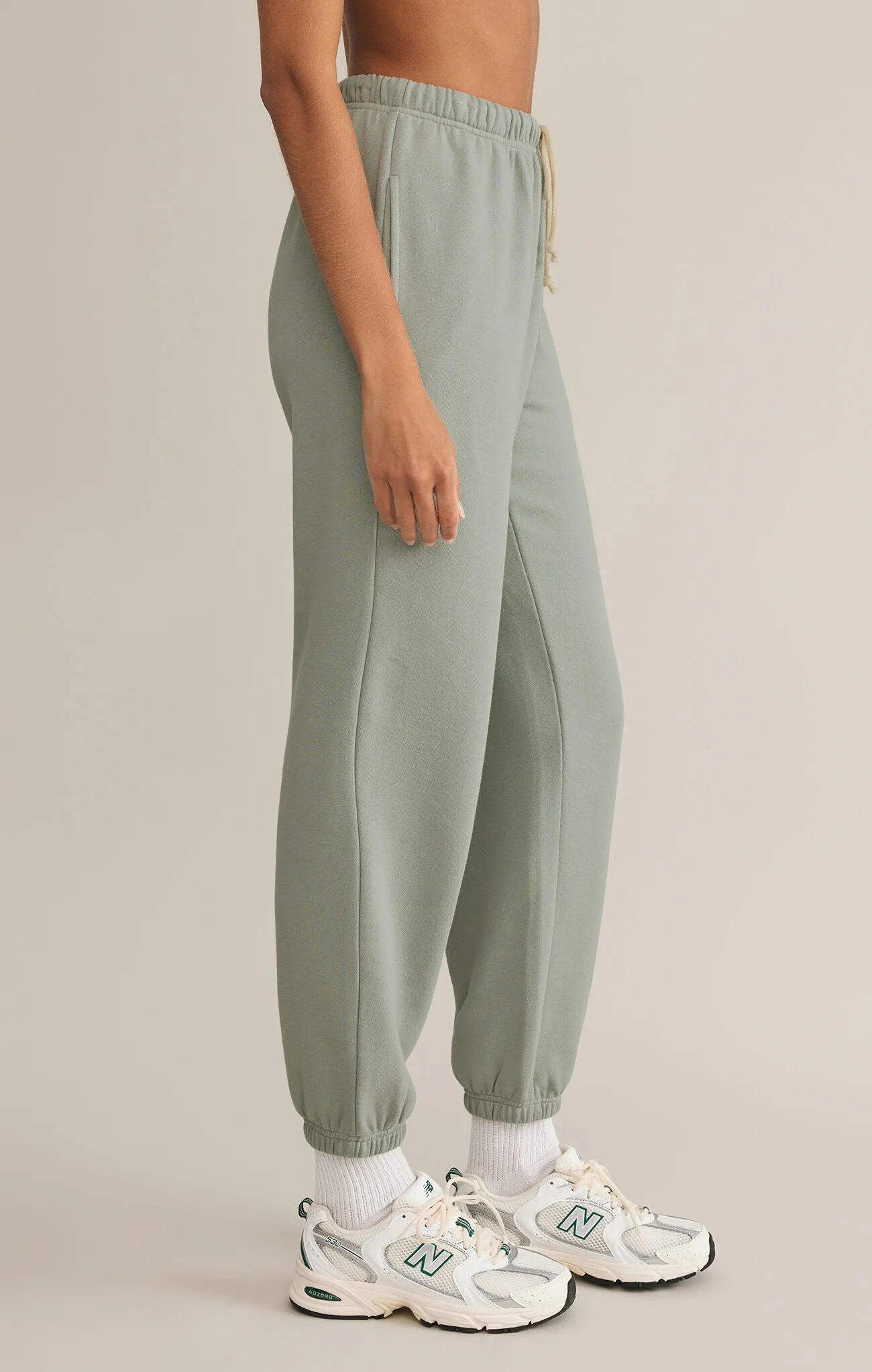 ZSU Stadium Jogger in Sage Green